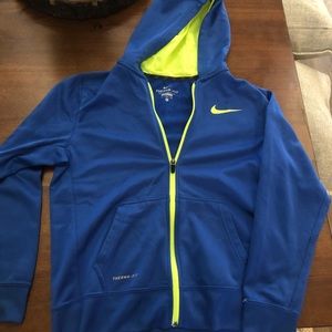 Electric Blue Nike Therma-Fit Jacket